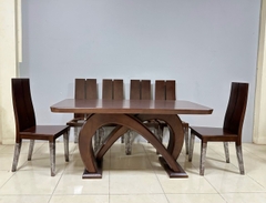 Bộ bàn ghế ăn bàn mẫu mới gỗ sồi nga