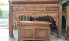 Án Gian Thờ Mẫu Như Ý Gỗ Hương Đá