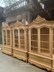 Tủ rượu hoa lá tây trang trí