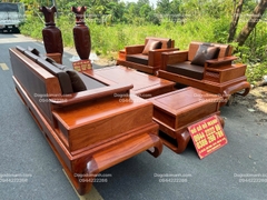 Bộ Bàn Ghế Sofa ZiTo Đùi Gà Đối Gỗ Hương Đá Hàng VIP .