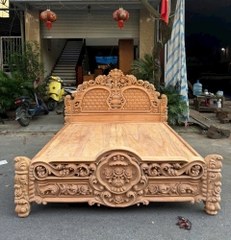 Giường Hoàng Gia Víp 1 Gỗ Gõ Đỏ