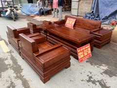 Bộ Sofa Đối Quây Pháo Cánh Tiên Gỗ Hương .