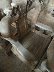 Bộ bàn ghế minh quốc đào gỗ chiu liu