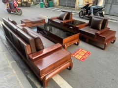 Bộ Bàn Ghế Sofa Đùi Gà Đối Gỗ Sồi Nga