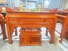 Án Gian Thờ Như Ý Gỗ Hương Đá