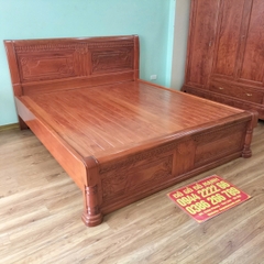 Giường Chữ X Gỗ Hương Đá