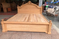 Giường Cột Gỗ Gõ Đỏ
