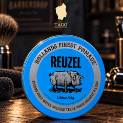 Sáp Vuốt Tóc Reuzel Blue Pomade 95g Giữ nếp cao - Độ bóng cao - Gốc nước - Mùi VANILLA & GỖ