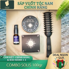 [Quà 100K] COMBO Sáp Vuốt Tóc DEVELHOPE SOLIS 100GR- tặng Dưỡng Tóc + Lược - cho Tóc Mỏng, Mềm, Dầu- Giữ Nếp 16h