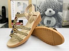SANDAL ĐẾ XUỒNG QUAI ĐAN CÓI XÂU CHUỖI THỦ CÔNG 3780