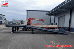 Cầu dẫn xe nâng lên container 6 tấn tiêu chuẩn
