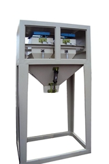 Cân đóng bao dạng hạt 2 phễu cân