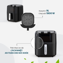 Nồi chiên không dầu 9L Sunhouse SHD4037