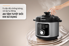 Nồi áp suất điện đa năng 5L Sunhouse SHD1551