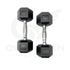Tạ tay lục giác cao cu cao cấp QT02