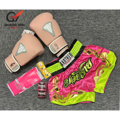 Combo Boxing/Muay Thái 4 món Cho Người Mới & Người Tập Lâu Năm - Hồng