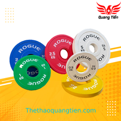 Tạ bánh cao su ROGUE cao cấp 1 kg mini lỗ 50 nhập khẩu