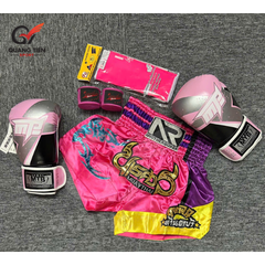 Combo Boxing/Muay Thái 4 món Cho Người Mới & Người Tập Lâu Năm - Hồng