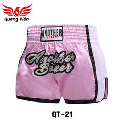 Quần Muay Thái Another Boxer Chính Hãng Muay Thai Short Chất Liệu Satin Cao Cấp | QT-021