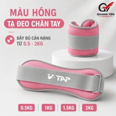 Tạ đeo chân, Dụng cụ hổ trợ đeo tay chân tập Yoga, Gym, Chạy Bộ, Tập thể dục tại nhà V-TAP (giá 1 chiếc)