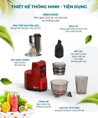 Máy ép chậm Sunhouse Mama SHD5505