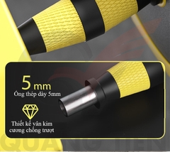 Tạ Tay + Tạ Đẩy kết hợp (2 in 1) chất liệu sắt- Loại 20-30-40KG ver1