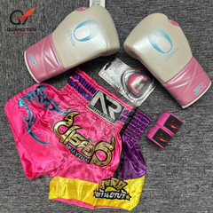 Combo Boxing/Muay Thái 4 món Cho Người Mới & Người Tập Lâu Năm - Hồng