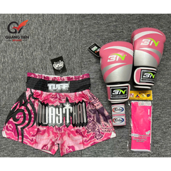 Combo Boxing/Muay Thái 4 món Cho Người Mới & Người Tập Lâu Năm - Hồng