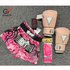 Combo Boxing/Muay Thái 4 món Cho Người Mới & Người Tập Lâu Năm - Hồng