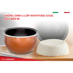 Nồi cơm điện 1.2L Baretti BRD822OR