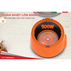 Nồi cơm điện 1.2L Baretti BRD822OR