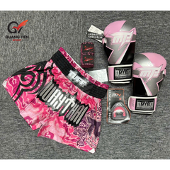 Combo Boxing/Muay Thái 4 món Cho Người Mới & Người Tập Lâu Năm - Hồng