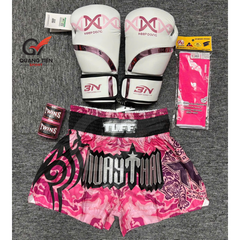 Combo Boxing/Muay Thái 4 món Cho Người Mới & Người Tập Lâu Năm - Hồng