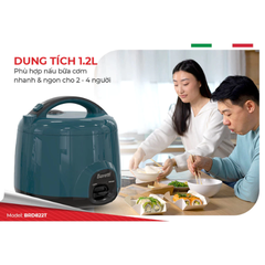 Nồi cơm điện 1.2L Baretti BRD822T