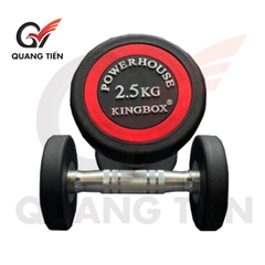 Tạ Tay đơn Gang bọc cao su Kingbox