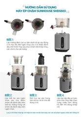 Máy ép chậm Sunhouse SHD5503