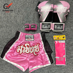 Combo Boxing/Muay Thái 4 món Cho Người Mới & Người Tập Lâu Năm - Hồng