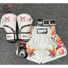 COMBO TẬP BOXING CƠ BẢN TẬP BOXING/MUAY THAI - TRẮNG