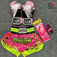 Combo Boxing/Muay Thái 4 món Cho Người Mới & Người Tập Lâu Năm - Hồng