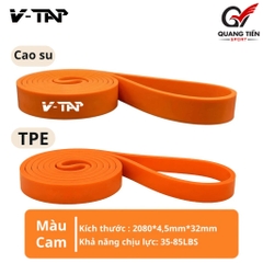 Dây Kháng Lực, Dây Cao Su Đàn Hồi, Powerband, Trợ Lực, Gym, Yoga, Boxing, Bóng Đá, Tập Thể Lực V-TAP Chính Hãng
