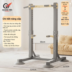 Khung Xà Đơn Đa Năng – Chịu Tải 150Kg – Thép Hộp 4x4cm Dày 1.2mm – Điều Chỉnh Cao 155–216cm