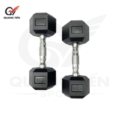 Tạ tay lục giác 5kg cao cu cao cấp QT02