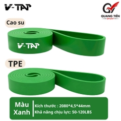 Dây Kháng Lực, Dây Cao Su Đàn Hồi, Powerband, Trợ Lực, Gym, Yoga, Boxing, Bóng Đá, Tập Thể Lực V-TAP Chính Hãng