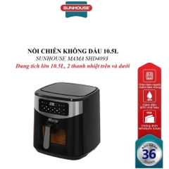 Nồi chiên không dầu 10.5L Sunhouse Mama SHD4093