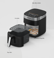 Nồi chiên không dầu 6.5L Sunhouse Mama SHD4092