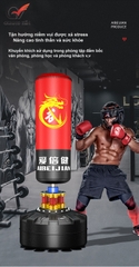 Trụ Đấm ABJ đế lò xo giảm chấn cao cấp chính hãng (cao 1,75m đế lò xo)
