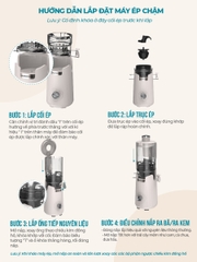 Máy ép chậm Sunhouse SHD5504