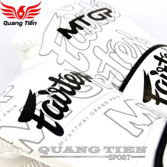 Găng tay boxing BGV Fairtex X MTGP Black Velcro trắng