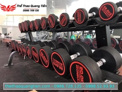 Tạ tay thép bọc cao su IronBull IR03 nhập khẩu chính hãng (giá 1 quả)