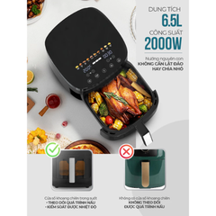 Nồi chiên không dầu 6.5L Sunhouse Mama SHD4092